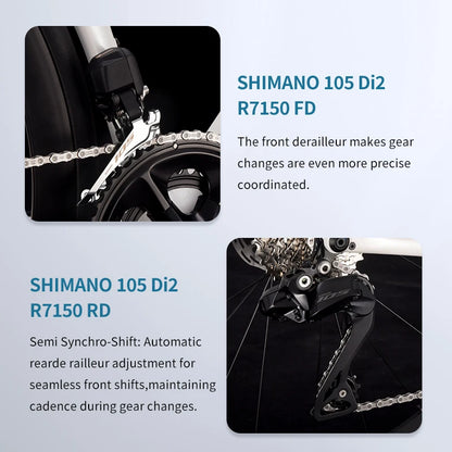 SAVA HAWKEYE SLR7 Full Carbon Fiber E-Shift Road Bike Ultra Light 8 kg with SHIMAN0 105 7170 Di2 Road Bike Racing 24 Speed