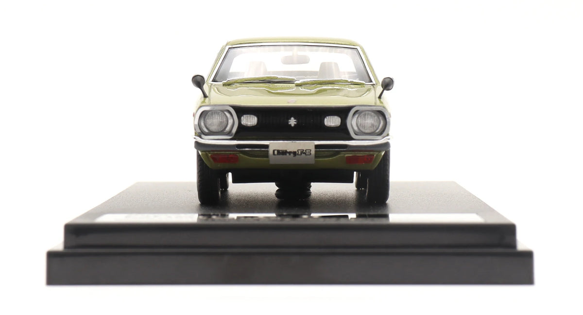 1:43 Hi Story for Nissan Cherry F2 COUPE GX 1974 Resin Car Model Vehicles High End Car Toys Model Collection Decoration Gift