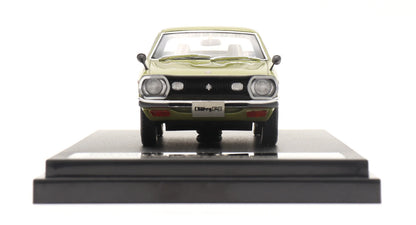 1:43 Hi Story for Nissan Cherry F2 COUPE GX 1974 Resin Car Model Vehicles High End Car Toys Model Collection Decoration Gift
