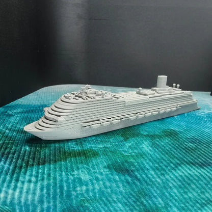 1/2000 Idaho Cruise Ship Waterline Version Model  16.2cm 3D Printed Forming Ships Static Model Ship Toy Ornament