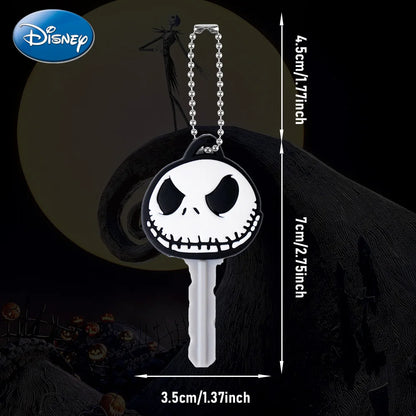The Nightmare Before Christmas Officially Licensed Figurine Bag Clip Charms Jack Skellington Creative Key Holder Gift 1Pc Disney