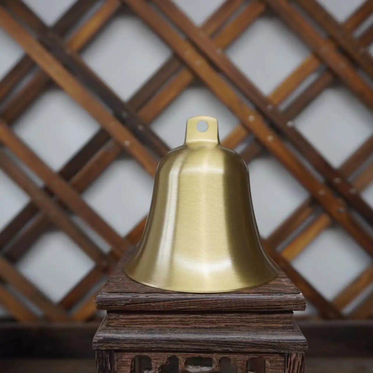 Copper Bell Pure Copper Pendant Buddhist Temple Copper Bell  Brass Door Sound Home Wind Bell Pendant