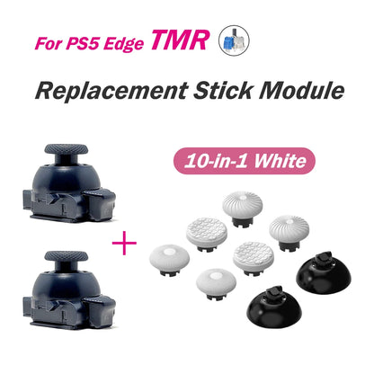 Replacement Stick Module for PS5 Edge Controller TMR Joystick Adjustable Tension Module 3D Analog ThumbStick Anti-Drift Durable