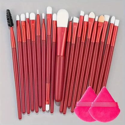 Makeup Brush Set 20Pcs Kit Soft Fluffy Eye Shadow Brushes Cosmetic Foundation Powder Highlighter Blending Beauty Tool Beginners