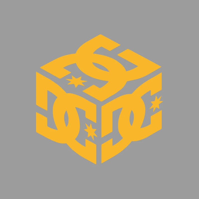 Holographic Geometric Cube Vehicle Body & Window Stickers - Unique Decal to Make Your Car Stand Out with a Modern, Artistic Touc