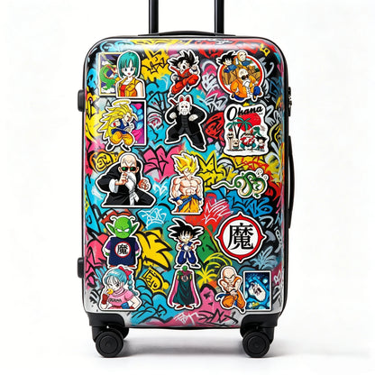 50/100pcs Dragon Ball Cartoon Creative Stickers, DIY Decorative Stickers for Luggage, Notebooks, and Pencil Cases