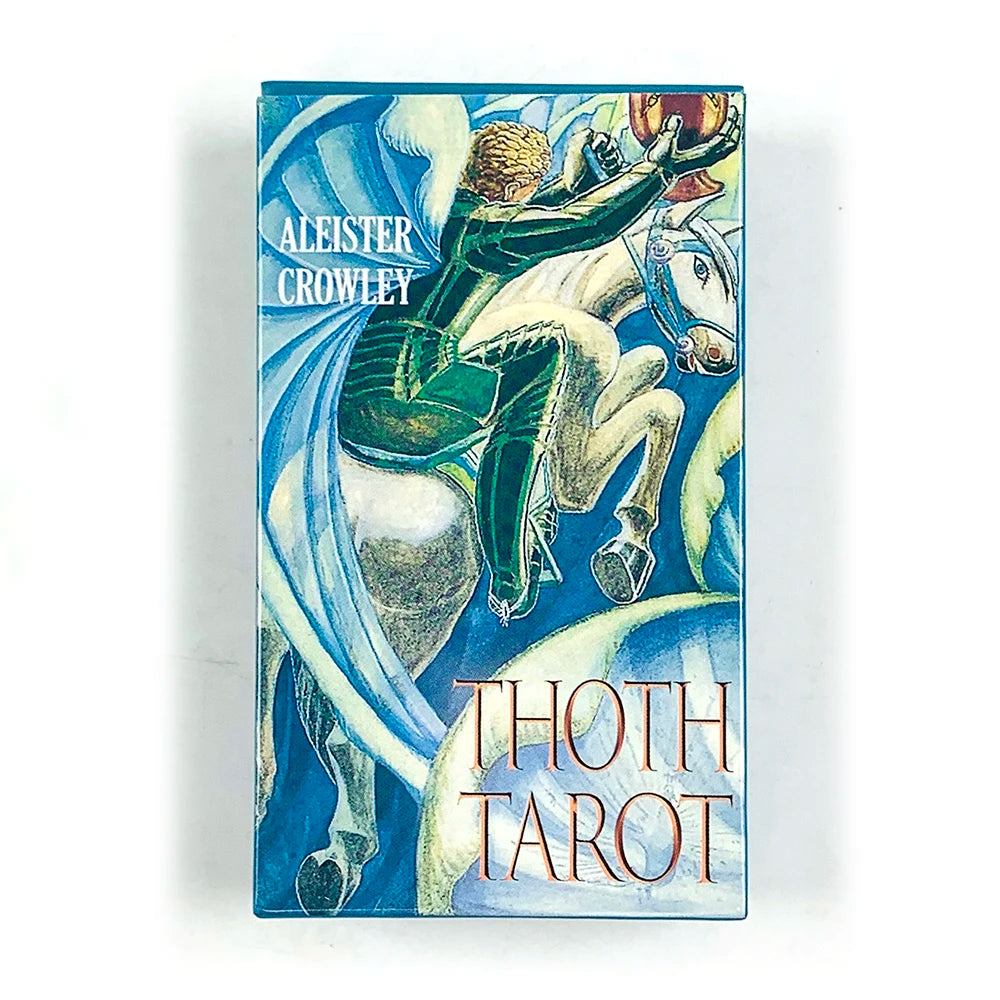 Spanish Version Tarot Cards Crowley Thoth With Egyptian Symbolism, Qabalistic & Astrological Insights For Divination Cards Game