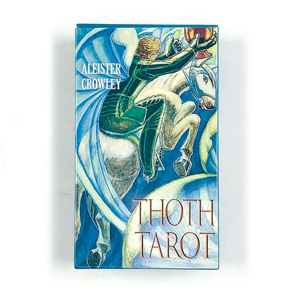 Spanish Version Tarot Cards Crowley Thoth With Egyptian Symbolism, Qabalistic & Astrological Insights For Divination Cards Game