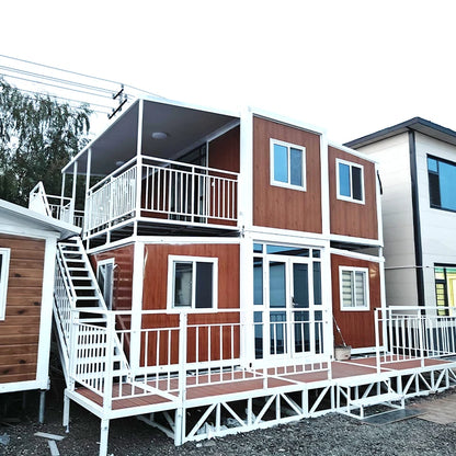 Customized Prefabricated Foldable Container Home: Weatherproof & Wind-Resistant Design Construction Site Foldable Dormitory