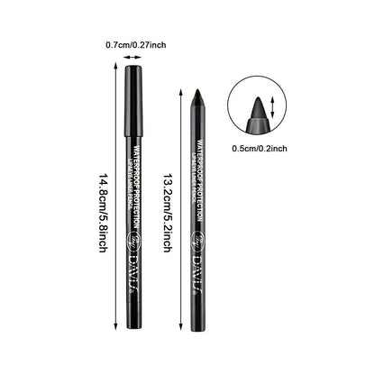 1pcs Waterproof Eyeliner Set with Glitter Effect, Includes Eye Shadow & Highlighter Pens, Colorful Makeup Kit for Stunning Looks