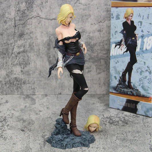 2025 New  Anime Dragon Ball Z Figures Android 18 Figure Doll Action Pvc Collection Hero Belief X Hunter Fan Decor Gifts Toys