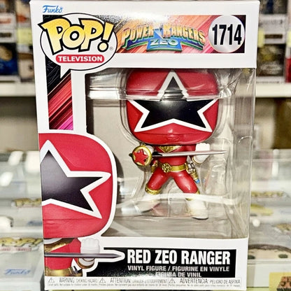 Funko Pop! Mighty Morphin Power Rangers Red Black Yellow Blue Pink Ranger Lvan Ooze Ninja MegaZord Figure Collectible Model Gift