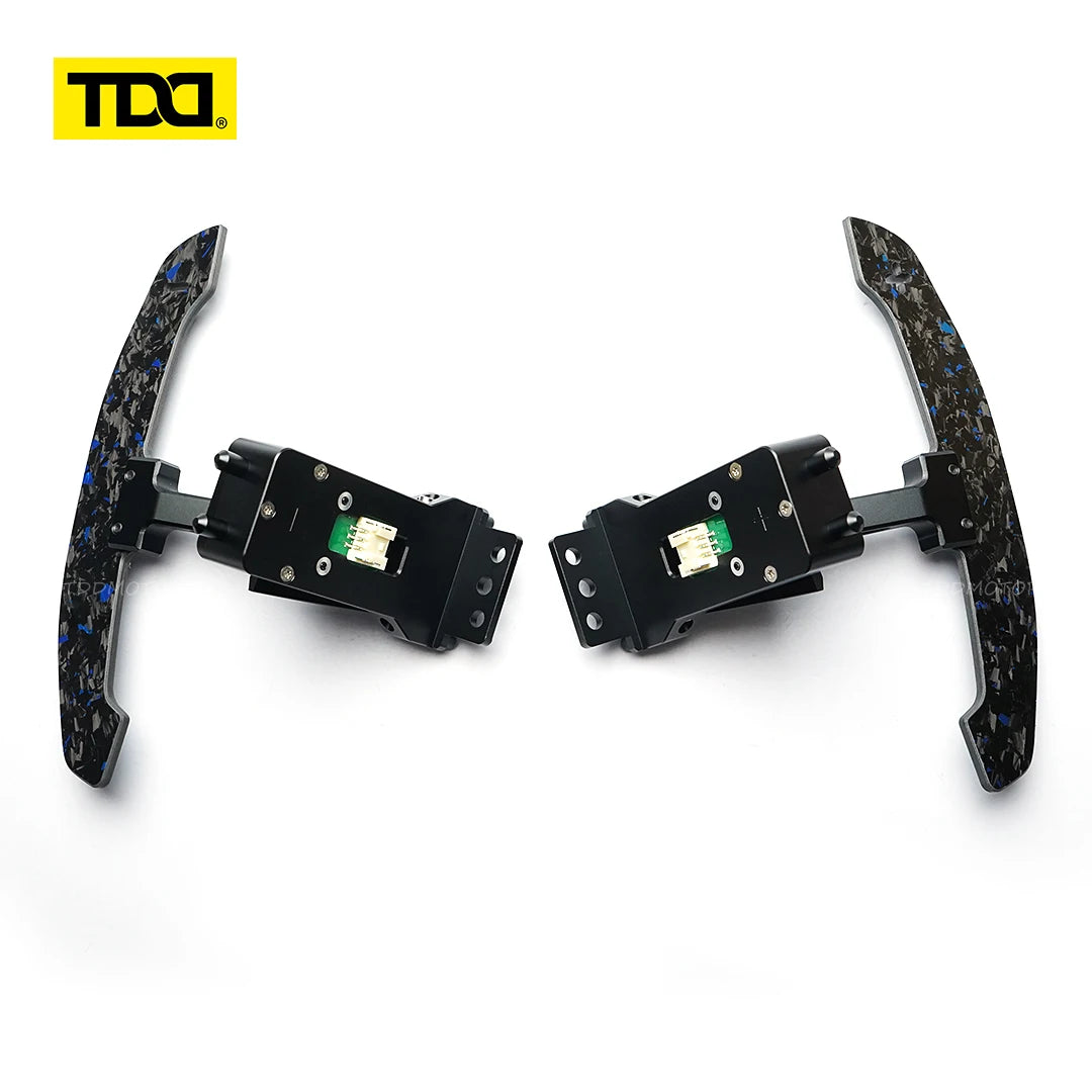 TDD Aluminum Alloy Magnetic Paddle Shifters For Porsche 718 Cayman GT4 991 Panamera 971 911 997 Steering Wheel Shift Paddle