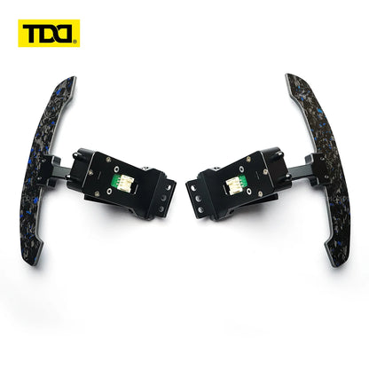 TDD Aluminum Alloy Magnetic Paddle Shifters For Porsche 718 Cayman GT4 991 Panamera 971 911 997 Steering Wheel Shift Paddle