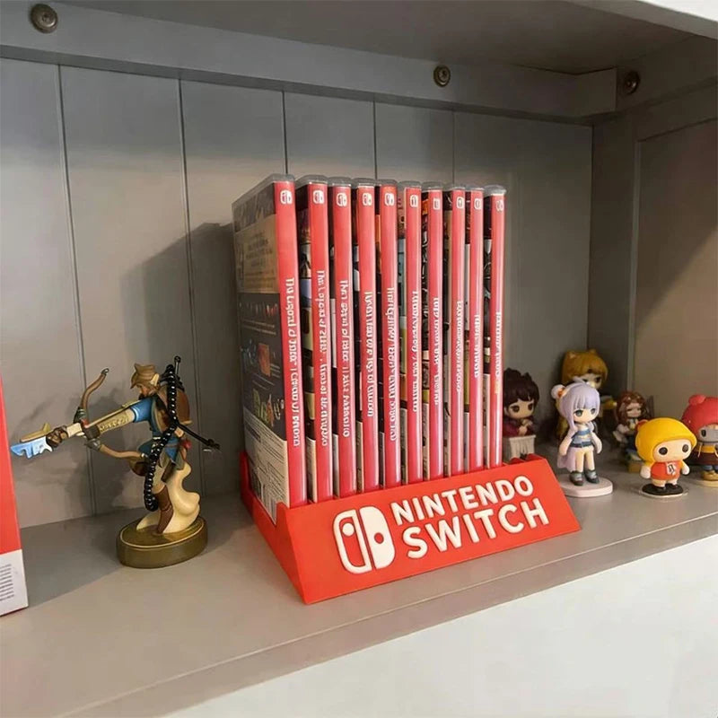 New For Switch Game Card Case Desktop Card Box Holder Game Disc Cassette Storage Bracket Storage Box，8 And 12 Compartments