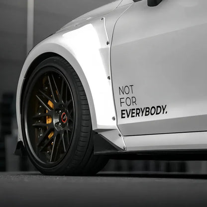 Car Door Stickers Not For Everybody Personalized Tuning Graphics JDM Stickers Car Racing Style Decals Car Exterior Decoration