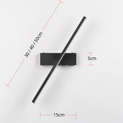 Rechargeable Battery LED Wall Light With Touch Switch Dimming Bedroom Bedside Wall Lamp Aluminum Iron Type-C DC5V Night Light