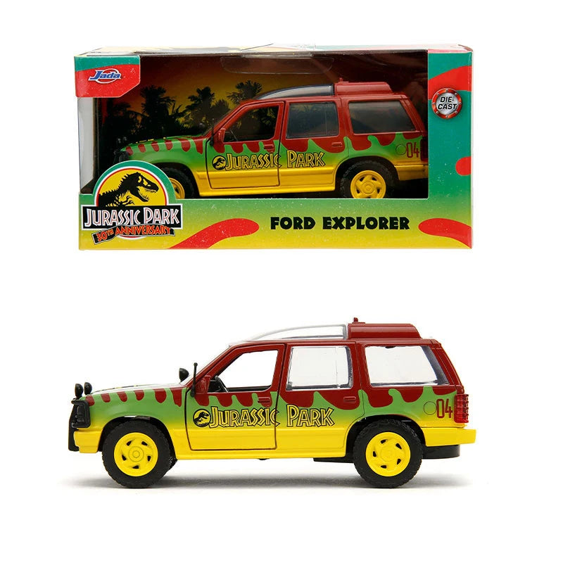 JADA Toys 1/32 Scale Diecast Model Car Jurassic Park and Fast & Furious Series Various Styles Movie Vehicle Collectible Toy Gift