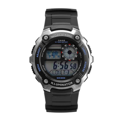 Original shock Watch unisex sports electronic watch full function LED display alloy world time oak series