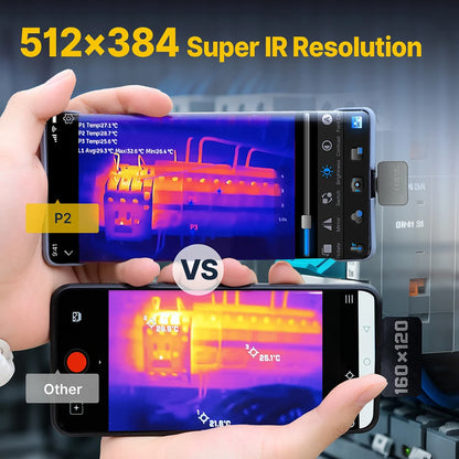 1112℉  P2 Car Diagnostics Thermal Camera Machine Repair Inspection HVAC Home Inspection Water Leakage Check