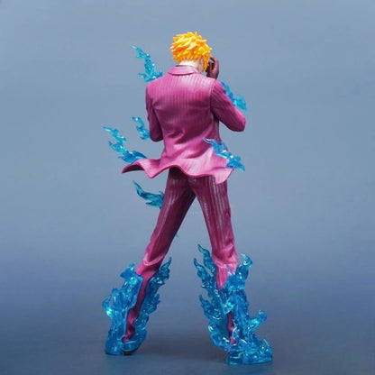 24cm/9.45in Anime ONE PIECE Figure Sanji Action Figures Pvc Statue Desktop Ornamen Collection Model Toys Gifts