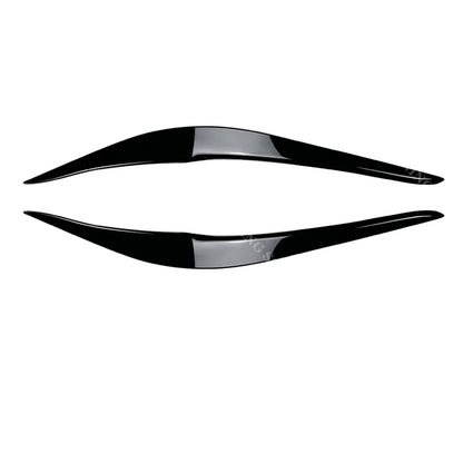 Front Headlight Eyelids Eyebrows For BMW F87 M2 / M2C 2016-2021 Shiny Black High Quality ABS Lids Front Lamp Body Kits Tuning