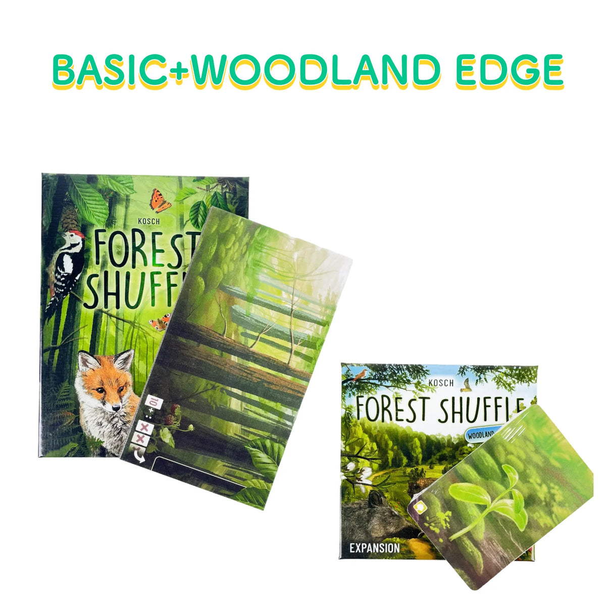 Classic Strategy Board Game:Forest Shuff Base Game、Expansion Board Game, Forest Art Style, Family Party Fun Adult Gift