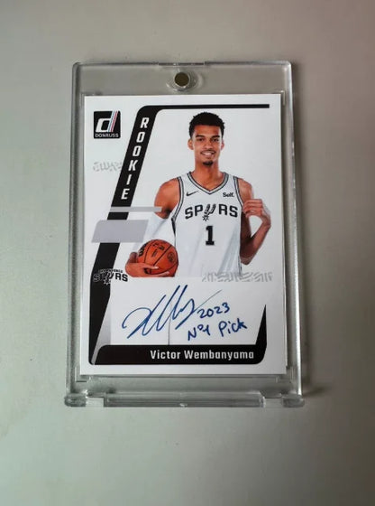 DIY Handmade Victor Wembanyama NBA Cards Kaboom NOIR Classic Design Replica Collectible Cards for Wemby Fans Collectible Gift