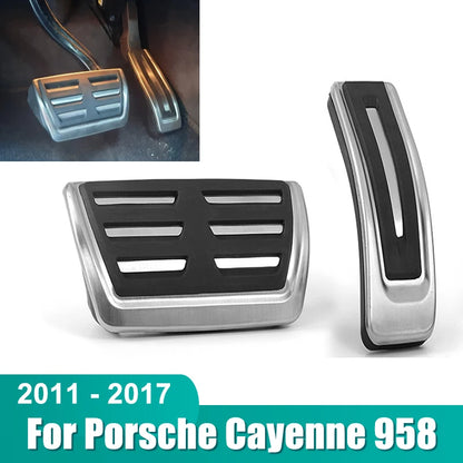 For Porsche Cayenne 958 2011 2012 2013 2014 2015 2016 2017 Car Accelerator Pedal Brake Pedal Non-slip Pads Accessories