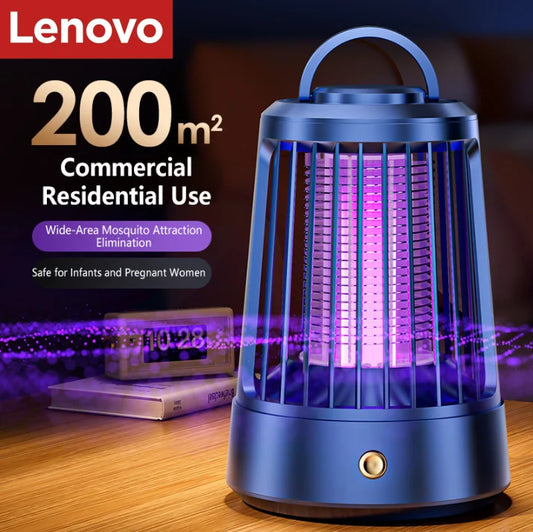 Lenovo Electric Mosquito Killer Lamp USB Rechargeable Bug Zapper 4500V Electric Shock For Indoor Outdoor Home Garden Camping