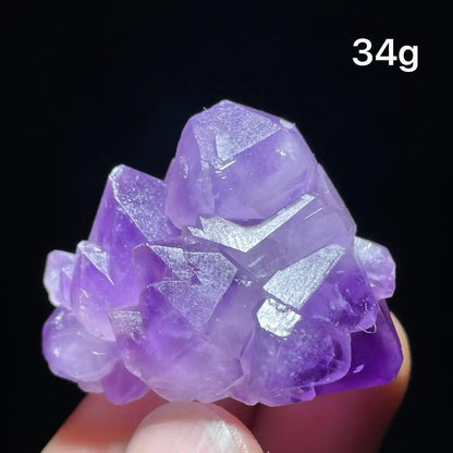 100% Natural Amethyst Flower Clusters, Raw Stones, Mineral Specimens from Madagascar