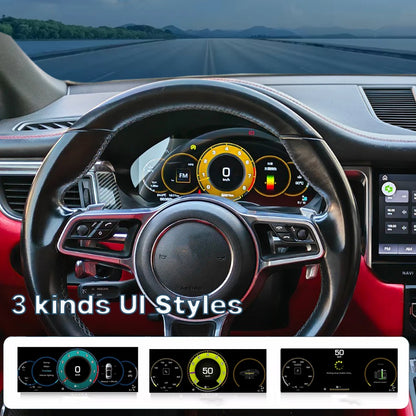 10.25 HD Digital Instrument Cluster For Porsche Macan 2014-2025 Wireless Carplay Speedometer, Dashboard, Gauge, Virtual Cockpit