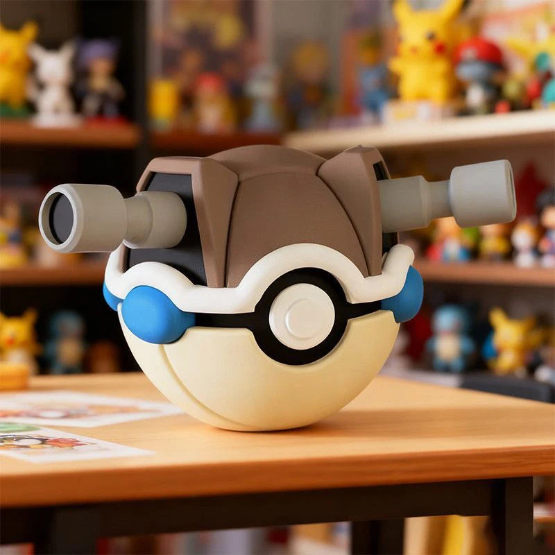 Pokemon Pokeball Figurine Pikachu Anime Character 3D Model Desktop Ornament Cartoon Collectible Decoration Perfect Gift for Fans