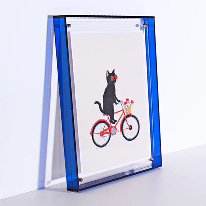 Colours Acrylic Photo Frame Translucent Picture Frame for Wall Hanging,Desktop Bedroom Living Room Study Wall Decoration