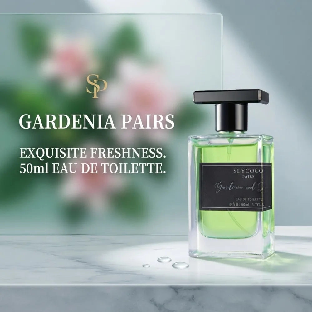 50ML Gardenia and Green Tea Perfume Long-lasting Floral Fruity Fragrance Fresh Light Date Gift Unique Aromatic Scent for Women