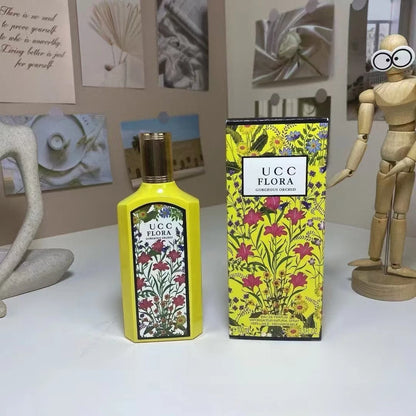 Hor Brand 100ml Trendy Love Neutral Perfume Spray Blue White Porcelain Yilan High Grade Elegant Scent Daily Body Perfume