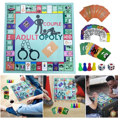 New Couple Board Game for Adults - Romantic Date Night Activity, 18+ Strategy Game with 50 Challenge Cards for 2 Players