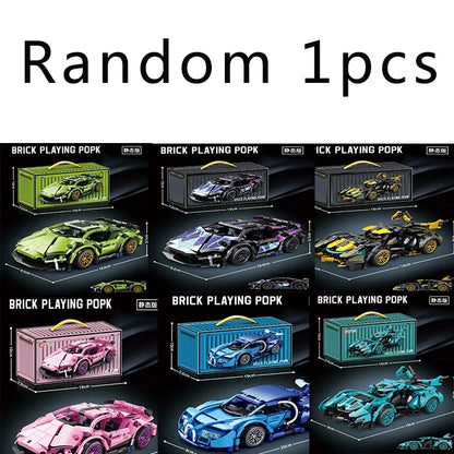 Technical Mini Building Blocks Model Mechanical Gifts Car Racing Speed Super Bricks Puzzle Adult Bricks Motorcycle Creative Kit