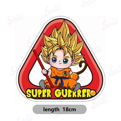 Baby on Board Mimics Super Warrior Board  Car Sticker Dragon Ball Anime Stickers Waterproof Sunscreen