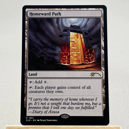 SLD HOLO19//002 Homeward Path Mox Opal Tcg Proxy Cards Dark Ritual Exquisite Blood City Damnation Karlach Home Play