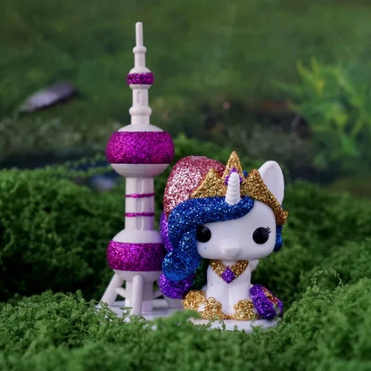Genuine Funko Pop Mystery My Little Pony Oriental Pearl Tower Shanghai Exclusive Blind Box Co-branded Princess Celestia Figure