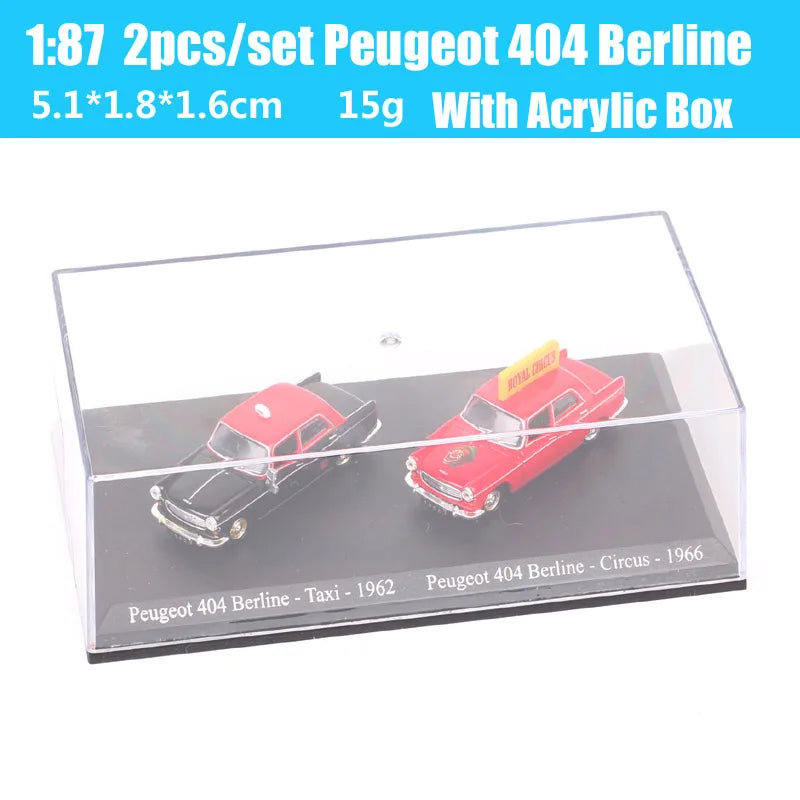 1/87 Scale Universal Hobbies Tiny Renault 8 Gordini Car Model Diecasts & Toy Vehicles Acrylic Box Metal Miniatures