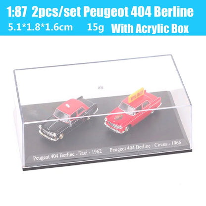 1/87 Scale Universal Hobbies Tiny Renault 8 Gordini Car Model Diecasts & Toy Vehicles Acrylic Box Metal Miniatures