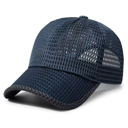 1 Simple Unisex Mesh Breathable Baseball Cap, Adjustable Casual Hat for Spring and Summer Outdoor Use, Sun Protection Hat