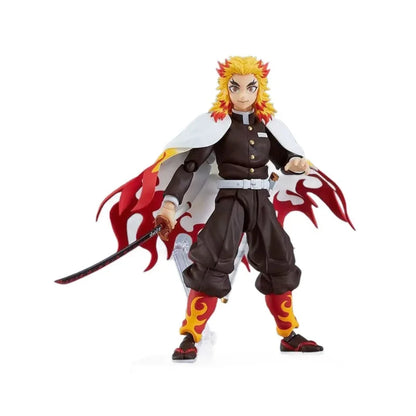 Figma DemonSlayer Articulated Action Figures Tanjiro Kamado Nezuko Zenitsu Kyojuro Rengoku Collectible Anime Model Fans hot Gift