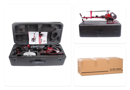 JCZK 300C PRO 470L DFC 6CH Schweizer Scale RC Helicopter RTF One-Key Return H1 Pro GPS Hover with AT9S PRO Transmitter