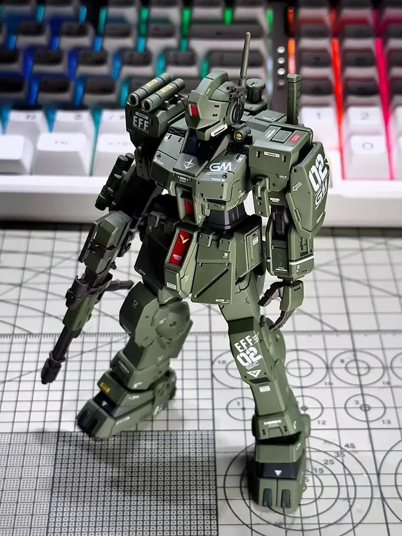 XFS HG Rgm-79s Gm Spartan 1/144 Scale Assembly Model Kit Action Figure Decorative Plastic Hobby Doll Toys Collect ornament Gifts