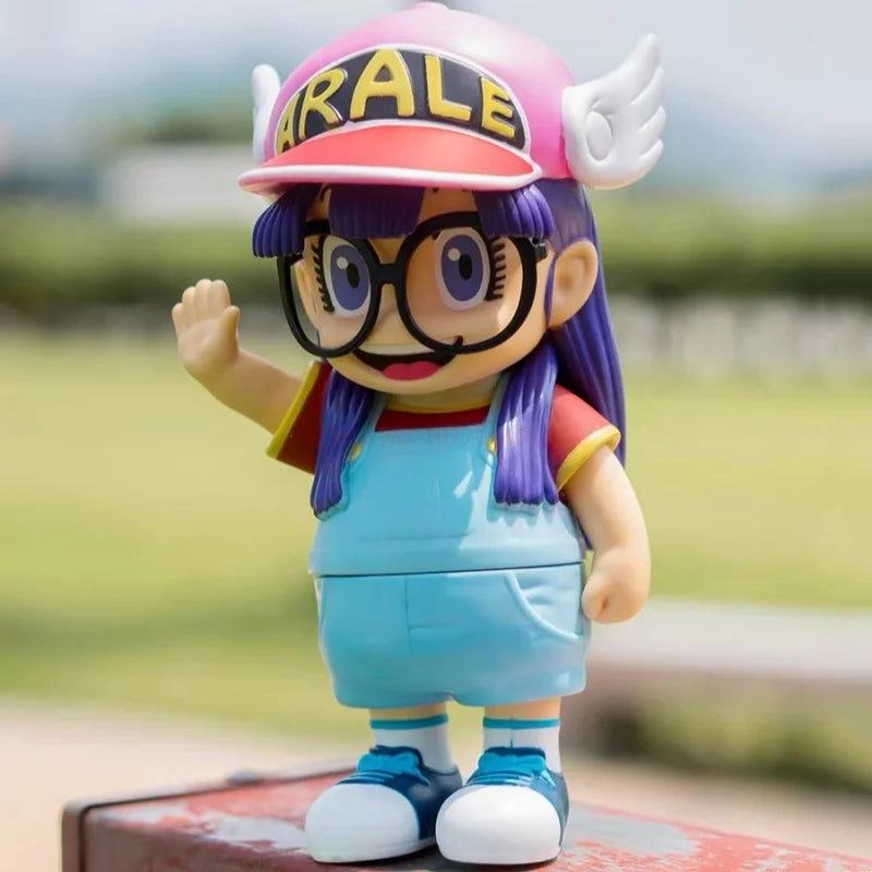 Dr. Slump Anime Figure Arale New Year Birthday Gift Collectible Animation Cartoon Pvc Material Model Toy Home Decoration