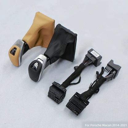 For 14-20 Models of Porsche Macan Car Interior Modification and Upgrade, Transmission Button Handle Lever Car Accessories
