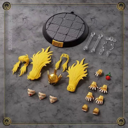 New Blokees Saint Seiya Champion Class Shun Virgo Pisces Snap Fit Model Kit PVC Articulated Action Figure Collectible Toy Gift